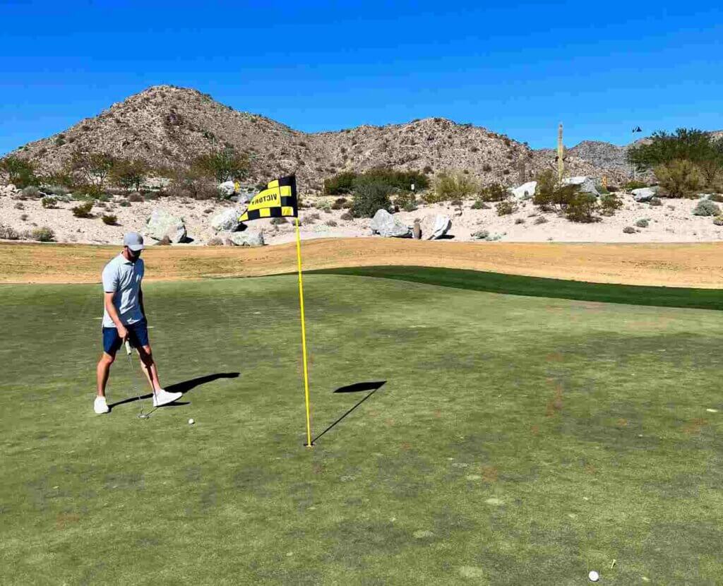 getting ready to show how to repair ball marks in AZ