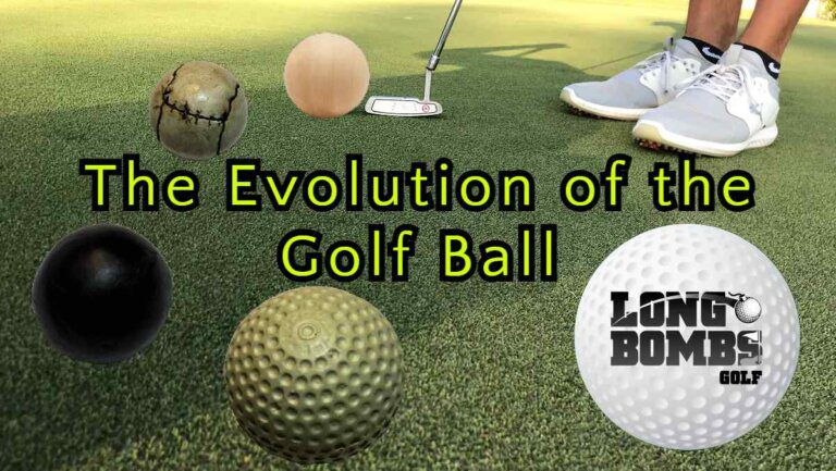 picture showing the evolution of the golf ball