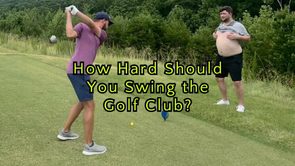 how hard to swing a golf club featured image
