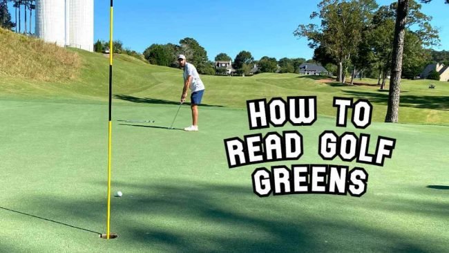 how to read golf greens