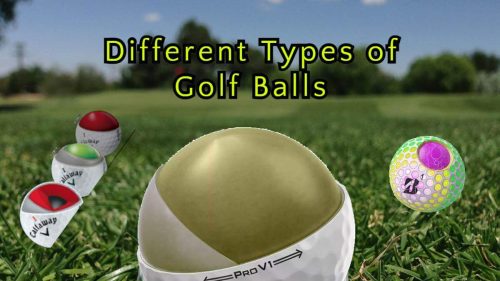 different types of golf balls featured image